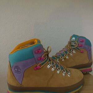 Timberland Euro Hiker multiple colored boots 7